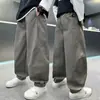 Pantalones para Niños Primavera y Otoño 2025 Nuevos Pantalones Deportivos Holgados para Niños Mayores, Pantalones Largos Casuales Elegantes de Otoño para Niños, Modernos