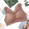 Comercio Exterior Transfronterizo Encaje Sin Costuras Push-Up Espalda Hermosa Fengzhixin Ropa Interior de Moda Transpirable Talla Grande para Mujer Envoltura de Pecho