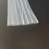 Led transparente à prova d'água manga de silicone tira de luz slot para cartão autoadesivo canaleta de fio luz neon proteção contra poeira tubo flexível tira de luz
