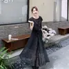 Moda Casual Elegante Juvenil Cómoda Agradable a la Piel Vestido Corto de Verano 2026 + Delantal Largo con Collar Incluido