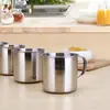 Taza de Boca Espesa de 7 cm No Magnética Acero Inoxidable Grado Alimenticio 304 Taza de Beber Estudiante Niños Guardería Taza de Beber Taza