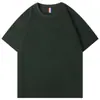 Comercio Exterior 300g Peso Pesado Talla Americana Camiseta de Manga Corta 100% Algodón Color Sólido Ropa de Trabajo Camisa Cultural Camisa Publicitaria Camiseta de Cuello Redondo