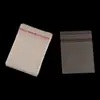 Bolsa autoadhesiva de opp transparente de 9 cm de ancho impresión plástica joyería calcetines peine bolsa de embalaje bolsa para tarjetas