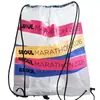 Bolsas Transparentes con Cordón para Maratón Hechas a Medida 14-30 Mochilas Deportivas Transparentes de Seda Bolsas para Eventos Hechas a Medida Bolsas para Carreras Pedido