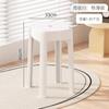 Banquito Pequeño Doméstico de Plástico Banquito Bajo Apilable Engrosado Baño Mesa de Centro Silla para Sala de Estar Silla para Niños Banquito Redondo Pequeño de Plástico
