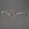 Óculos Kelo Ch8290 Retrô Business Homens e Mulheres 152 Rosto Grande Homens Gordos Ultra-Leve Titânio Puro Podem Ser Equipados com Miopia Anti-Luz Azul