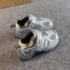 Nuevos Zapatos de Argán para Niños Primavera/Verano 2026 Transpirables Convenientes Parche de Velcro Patchwork de Moda Trendy Casual Zapatos Deportivos