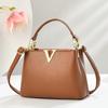 Bolso de Mujer de Lujo Ligero y de Gama Alta, Bolso Cruzado, Bolso de Hombro Versátil de Nicho, Bolso de Mano para el Invierno
