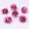Conjunto de Flores Artificiais Roxas Rosa Peônia Flor Falsa Flor de Seda Acessório de Cabelo Grampo de Cabelo Flor Saco de Dor Decoração