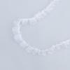 Encaje de gasa de nieve transparente de 1 cm de ancho en stock ropa para mascotas sombrero accesorios material decorativo hecho a mano encaje plisado