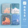 Cuaderno Espiral Lindo Cuaderno Pequeño Cubierta de Tarjeta Capibara Cuaderno de Bolsillo Cuaderno Rayado Mini Portátil Conveniente Bloc de Notas