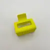Presilha de Garra Quadrada Fosca Oufel, Grampo Triângulo Grande, Presilha Tubarão para Rabo de Cavalo Alto, Acessório de Cabelo, Presilha de Garra para Rabo de Cavalo Alto