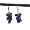 Brincos de Borla Ametista 2025 Design de Luxo Acessível Brincos Novos de Alta Qualidade Roxo Brincos Elegantes Brincos