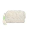 Bolsa Cuadrada Pequeña Portátil de Gran Capacidad con Corazón Dulce y Lindo Estilo Girly, Bolso de Mano de Felpa, Nuevo Verano 2025
