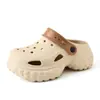 2026 Sandalias Cerradas Transpirables de Suela Gruesa para Mujer, de Verano para Exteriores, que Aumentan la Altura, de Doble Uso, Sandalias de Playa Antideslizantes