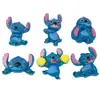 Accesorios de resina con diseño de animal de dibujos animados brillante, puntada, bailando, aplaudiendo, para cuerda de pelo, pasador, funda de teléfono, parche