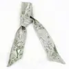 26 Letras Empaque Oposible Bolso Tie-Dye Impreso Pintado a Mano Bufanda Larga Pequeña Bufanda de Cartas del Tarot Bufanda de Moda para el Cuello