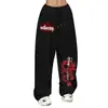 Pantalones casuales de moda hip-hop de alta calle transfronterizos de AliExpress para hombre, ajuste holgado de verano, estilo de pierna recta de nicho, en stock, pantalones largos versátiles