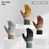 Guantes de Punto para Mujer Doble Capa Forro de Felpa Engrosados a Prueba de Frío Pantalla Táctil Sin Dedos Cálidos para Exteriores Ciclismo Venta al por Mayor por Fabricante