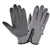 Guantes de Ciclismo para Hombre y Mujer, Guantes de Invierno de Terciopelo Cálidos para Hombre y Mujer, de Dedos Completos, Cortavientos, Antifrío, Pantalla Táctil, para Conducir, Deportes, Esquí