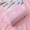 Toalla de baño de gasa de clase A de 6 capas, manta para niños, toalla, edredón, edredón de dibujos animados para bebés, edredón para niños.