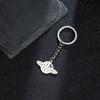 Colgante de acero inoxidable con forma de planeta Tierra y personalidad europea y americana, diseño de nicho, llavero estilo hip hop, accesorios con forma de estrella.