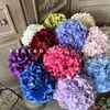 Nova Hortênsia Borboleta Colorida 116 Peças Hortênsia de Galho Único Casamento Decoração de Casa Arranjo Floral de Casamento Flores Artificiais