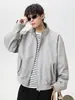 Chaqueta de solapa versátil de estilo Old Money de moda para hombre, abrigo Harrington de corte limpio de alta gama