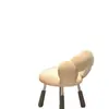 Cadeira de Maquiagem com Design Floral Creme, Cadeira de Camarim para Quarto, Luxo Leve para Uso Doméstico, Banqueta Moderna Minimalista Tendência Estilo Ins com Encosto