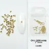 Decoraciones Mini Clavos Remache para Uñas, Versátiles Formas 3D Ovaladas, Triangulares y Romboidales, Populares Accesorios Metálicos de Aleación para Uñas DIY