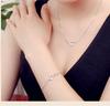 Pulsera para amantes de los ángeles para mujer, pulsera chapada en plata, versión coreana para novia, joyería para la mano, pulsera de amor, venta al por mayor de fábrica