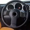Adecuado para 06-09 Nissan 350Z pegatinas para botones del volante de fibra de carbono accesorios de modificación interior