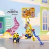 Jinnew & Zootopia Autêntico Co-Branded Pingente de Boneco 3D Chaveiro Periférico do Filme Boneco Venda por Atacado