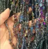 Nuevo colgante de estrella mágica de cinco puntas con agujero de 8 mm, cuentas de vidrio de cristal, accesorios para joyería de cuentas hechas a mano DIY, venta al por mayor
