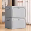 Bolsa para edredón a prueba de polvo para uso doméstico, armario de tela de gran capacidad para guardar ropa y edredones, caja de almacenamiento plegable