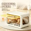 Casa para gatos para uso en el hogar, interior, con espacio libre extragrande, armario para gatos integrado, dormitorio para gatos, jaula pequeña para gatitos