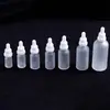 Nuevo Envase de Vidrio para Cosméticos, Botella de Aceite Esencial de Cabeza Grande Negra y Blanca, Botella de Aceite Esencial Esmerilada de 30 ml, Múltiples Especificaciones