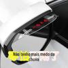 Sobrancelha de chuva para carro retrovisor transparente universal escudo de chuva adesivo decorativo com logo do carro à prova d'água fabricantes de escudo de chuva atacado