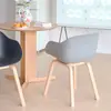 Silla de Comedor para el Hogar Respaldo Engrosado Silla de Plástico Lujo Ligero Sentido Avanzado Silla para Negocios Silla de Ocio para Restaurante Silla de Repuesto