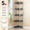 Prateleira de armazenamento para banheiro prateleira de canto prateleira de chão para vaso sanitário banheiro prateleira de armazenamento de canto triangular cozinha multicamadas sanduíche
