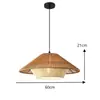Lámpara colgante de bola de fieltro color crema con hilo de algodón estilo francés para sala de estar, comedor, dormitorio principal, estudio, luminaria de estilo bohemio