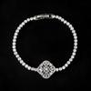 Moda INS Nicho Luxo Alto Padrão Novo Francês Elegante Brilhante Flor Zircônia Pulseira s8420