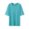 Camisas Publicitárias Lisas da Moda de Verão, Camisetas Fashion de Manga Curta com Gola Redonda Multicor para Homens, Camisas Básicas Versáteis Casuais Largas