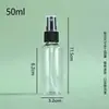 Suministro en Stock de Botellas de Spray de Plástico Transparente para Mascotas de 20 ml con Cabezal de Spray Negro, Botella de Spray Líquido Portátil, Botella Dispensadora de Alcohol