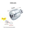 Extensão para Torneira Anti-Salpicos Extensão Cozinha Doméstica Água da Torneira Chuveiro Economizador de Água Bico com Filtro Rotativo