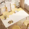 Mantel Dopamina 2026 Estilo Nuevo Mantel Mantel para Mesa de Café Impermeable a Prueba de Aceite Sin Lavar Resistente al Calor Protector de Mesa