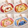 Alfombrilla de Diatomeas Suave Absorbente de Agua Secado Rápido Dibujos Animados para Baño Alfombrilla Antideslizante de Goma Infantil para Entrada de Baño del Hogar