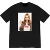 Camiseta Malcolm X 25Ss Marca Trendy Europea y Americana Foto de Personaje Camiseta de Manga Corta Algodón Puro para Hombre y Mujer Manga Media Pareja