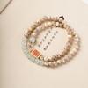 Venta al por mayor de fábrica estrella luna semilla de bodhi DIY pulsera redonda giratoria de cinco sutras 0.6 joyería decorativa rosario de juego literario para hombres y mujeres