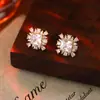 Brincos Quadrados Geométricos de Zircônia de Alto Luxo Agulha de Prata S925 Brincos Super Brilhantes Brincos Elegantes de Alta Gama Franceses Atacado para Mulheres